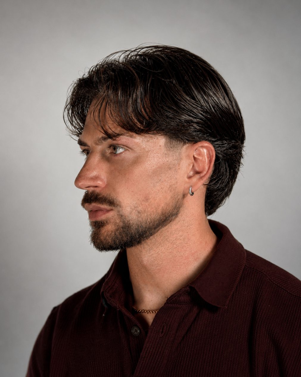 Long textured taper
